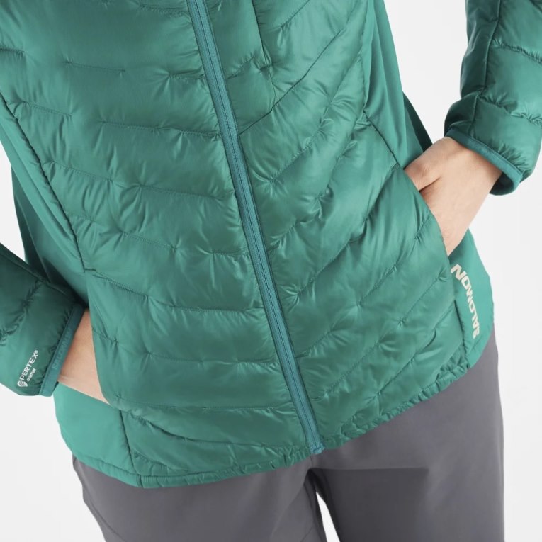 Jaquetas Isoladas Salomon Outline Primaloft Feminino Verdes | PT O83921